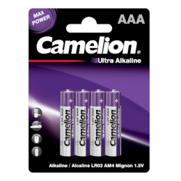 Батарейки Camelion Ultra LR03 AAA 4шт/уп12