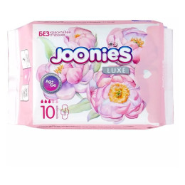 JOONIES LUXE Прокладки женские одноразовые дневные 10 шт (245мм)/уп24