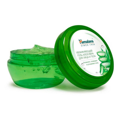 Гель Увлажняющий д/лица и тела "Алоэ Вера"  Himalaya 300мл банка/уп24