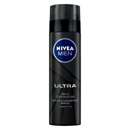 NIVEA FOR MEN Пена для бритья ULTRA 200мл(new)/уп12