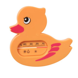 19002 Термометр для ванной "Уточка" оранжевый/уп12