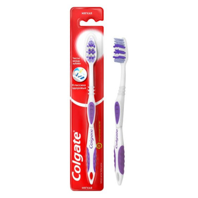 COLGATE Зубная щетка КЛАССИКА ЗДОРОВЬЯ мягкая /уп72