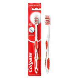 COLGATE Зубная щетка КЛАССИКА ЗДОРОВЬЯ средняя /уп72 COLGATE Зубная щетка КЛАССИКА ЗДОРОВЬЯ средняя /уп72