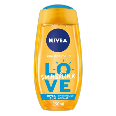 эNIVEA BATH CARE Гель-уход для душа LOVE Sunshine с алоэ вера 250мл/уп12