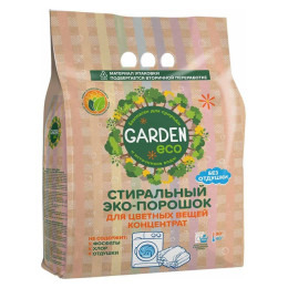 Garden ECO COLOR Порошок стир. для цв. тканей без отдушки 1400гр(флоу-пак)/уп10