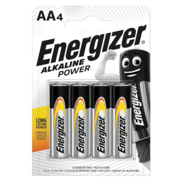 Батарейка Energizer Alkaline Power E91 AA 4шт/уп24
