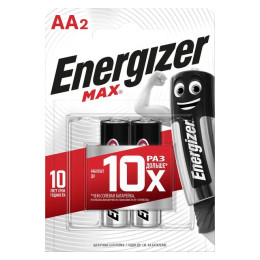 Батарейка Energizer MAX Alk E91 AA 2шт/уп12