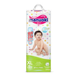 Трусики Manuoki 12+кг XL 38шт/уп4