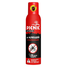 Picnic Extreme Аэрозоль от клещей и комаров 150мл/уп12