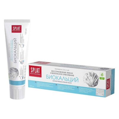 SPLAT Prof BIOCALCIUM / БИОКАЛЬЦИЙ зубная паста 100гр(new) /уп25