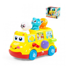 POLESE Игрушка развивающая "Школьный автобус" (в коробке)