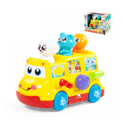 POLESE Игрушка развивающая "Школьный автобус" (в коробке)