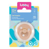 Соска-пустышка круг. сосок, 0+ мес, лат. микс Lubby/уп12 29984