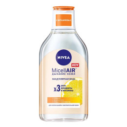NIVEA VISAGE Мицеллярная вода без отдушек "Дыхание кожи" 400мл/уп10