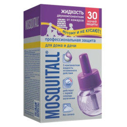 MOSQUITALL Жидкость 30ночей "Профессиональная защита" от комаров 30мл/уп24