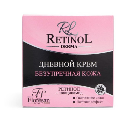 Ф345 Крем для лица дневной безупречная кожа Retinol Флоресан 75мл /уп12