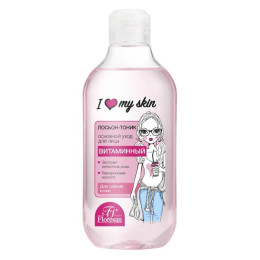 Ф499 Лосьон-тоник витаминный I love my skin Флоресан 300мл /уп8
