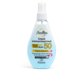 Ф249 Солнцезащитный спрей SPF 50 водостойкий, двухфазный  Флоресан 160мл /уп15