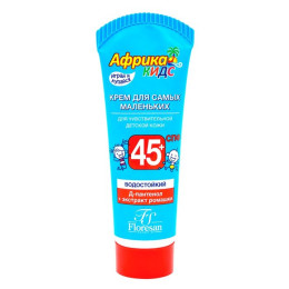 Ф411 Крем для самых маленьких, для чувств. детской кожи SPF 45+ «Africa Kids» Флоресан 50мл /уп15