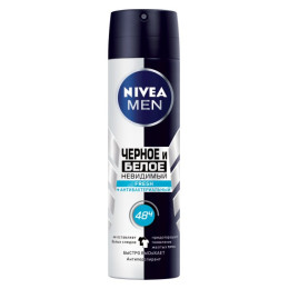 NIVEA DEO Антиперспирант"Черное и Белое.Невидимый FRESH"д/муж.спрей 150мл(new)/уп6