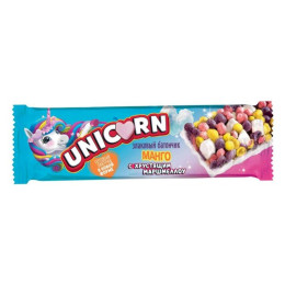 Злаковый батончик UNICORN манго с хруст. маршмеллоу 22гр/уп20