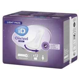 Урологич. прокладки ID Light DISCREET Maxi Night 12шт/уп8
