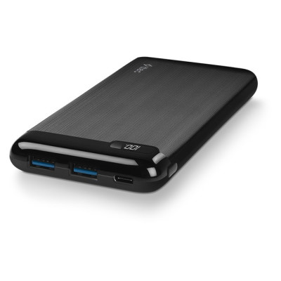 Внешний аккумулятор ttec 10.000mAh PowerSlim LCD PD QC 18Вт; USB-C PD 20Вт Чёрный 2BB185S/уп1