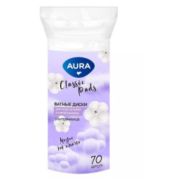 Ватные диски classic pads 70шт/уп35