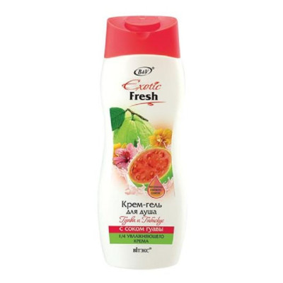 ВИТЭКС EXOTIC FRESH Крем-гель для душа ГУАВА и ГИБИСКУС 500мл/уп20 ВИТЭКС EXOTIC FRESH Крем-гель для душа ГУАВА и ГИБИСКУС 500мл/уп20