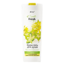 ВИТЭКС EXOTIC FRESH Крем-гель для душа КАРАМБОЛА и ИЛАНГ-ИЛАНГ 500мл/уп20