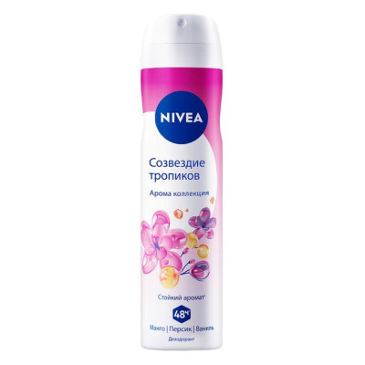 NIVEA DEO Дезодорант "Созвездие тропиков" д/женщин спрей 150мл(new)/уп6