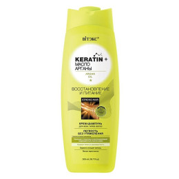 ВИТЭКС KERATIN& Масло арганы Шампунь-крем д/всех волос"Восстанов. и пит." 500мл/уп20