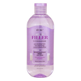 ВИТЭКС SUPER FILLER на терм.воде Мицелл. вода для лица Нежное снят. макияжа, 400 мл/уп10 ВИТЭКС SUPER FILLER на терм.воде Мицелл. вода для лица Нежное снят. макияжа, 400 мл/уп10
