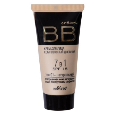 БЕЛИТА BB cream Крем для лица компл. дневной 7в1 SPF15 тон 01 30мл/уп15