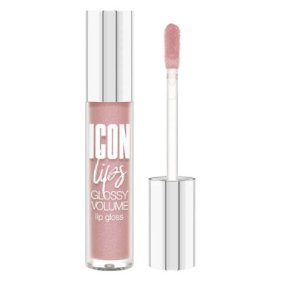LUXVISAGE Блеск д/губ с эффектом объема ICON lips glossy volume тон 504 Dusty Rose 3,4г/уп8
