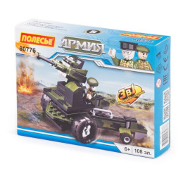 ПОЛЕСЬЕ Конструктор "Классик" "Армия-2.5" (108 элементов) (в коробке) 80776
