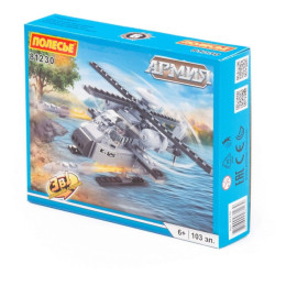ПОЛЕСЬЕ Конструктор "Классик" "Армия-1.6" (103 элемента) (в коробке) 81230