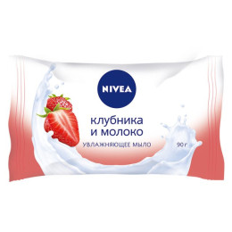 NIVEA SOAP Мыло "Клубника и молоко" 90гр/уп36