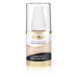 LUXVISAGE Крем тональный Матирующий тон10(Слоновая кость) К4/уп4