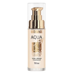 LUXVISAGE Крем-флюид тональный AQUA veil HYALURON COMPLEX тон 110 fair 30мл/уп4