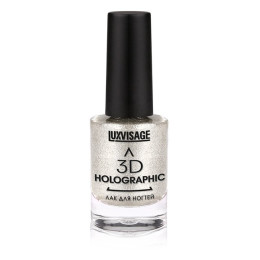 LUXVISAGE Лак д/ногтей 3D HOLOGRAPHIC тон 701(холодный бриллиант)11г/уп6