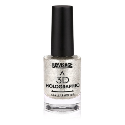 LUXVISAGE Лак д/ногтей 3D HOLOGRAPHIC тон 701(холодный бриллиант)11г/уп6