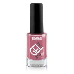 LUXVISAGE Лак д/ногтей GEL finish тон 15(темно-розовый) 9г/6/уп6