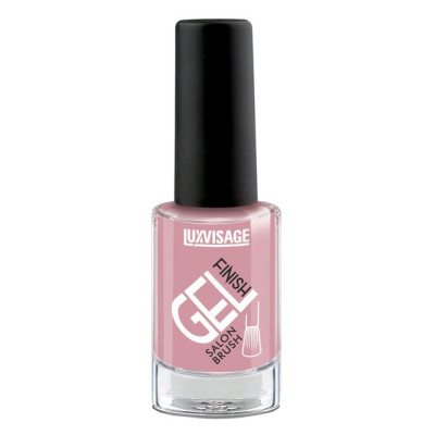 LUXVISAGE Лак д/ногтей GEL finish тон 35(холодный дымчато-розовый) 9г/уп6