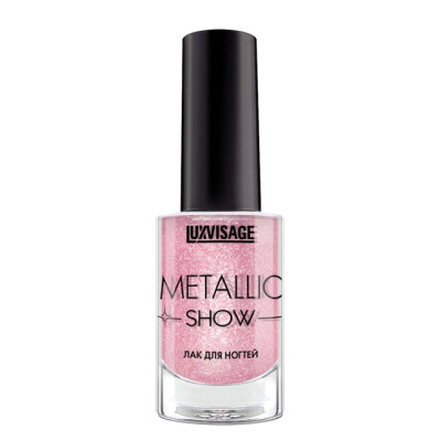LUXVISAGE Лак д/ногтей Metallic Show тон 305 Лиловое золото 9г/уп6