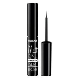 LUXVISAGE Подводка для глаз Matt INK waterproof  Черная 4г/К6/уп8