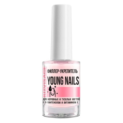 LUXVISAGE Средство по уходу за ногтями Филлер-укрепитель LUXVISAGEYOUNG NAILS 9г/уп6 LUXVISAGE Средство по уходу за ногтями Филлер-укрепитель LUXVISAGEYOUNG NAILS 9г/уп6