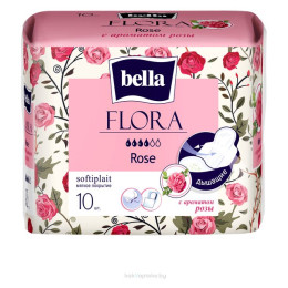 БЕЛЛА FLORA Прокладки Rose (с ароматом розы) 10 шт/уп36