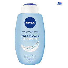 NIVEA BATH CARE  Гель-уход  для душа "Нежность и Забота" 600мл/уп6 ХД