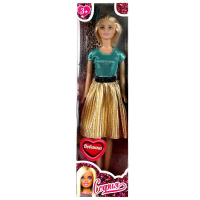 Кукла 29 см София, бесшарнирная, кор КАРАПУЗ в кор. 48шт